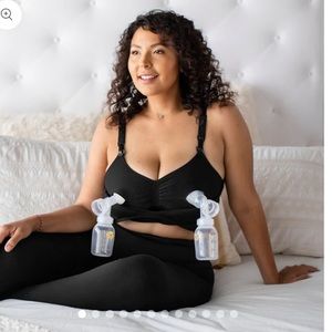 Kindred Bravely Sublime Hands Free Nursing and Pumping Bra (Set of 3) Large
